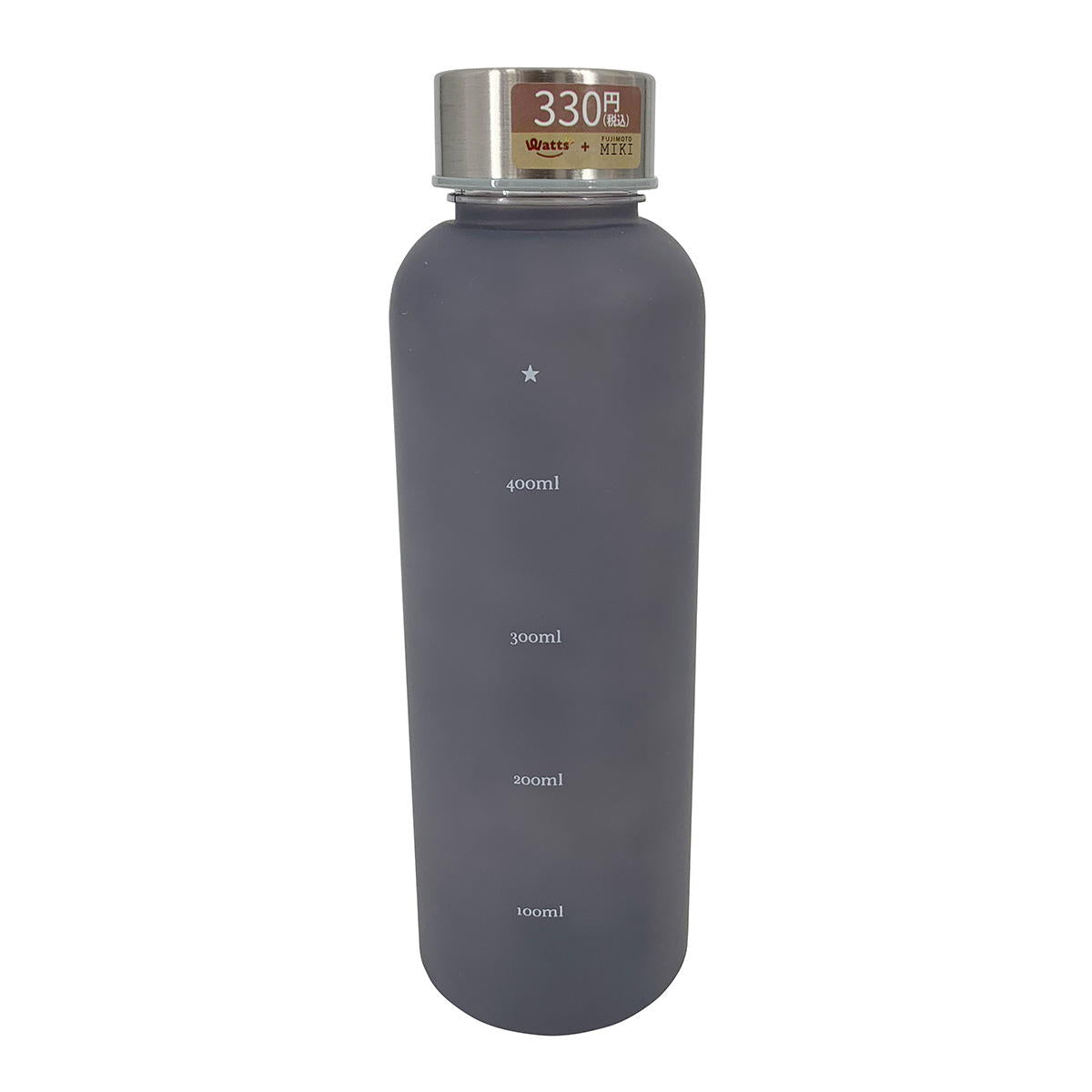 【在庫限り】PB.藤本美貴コラボ ドリンクボトル グレー 約500ml 058718