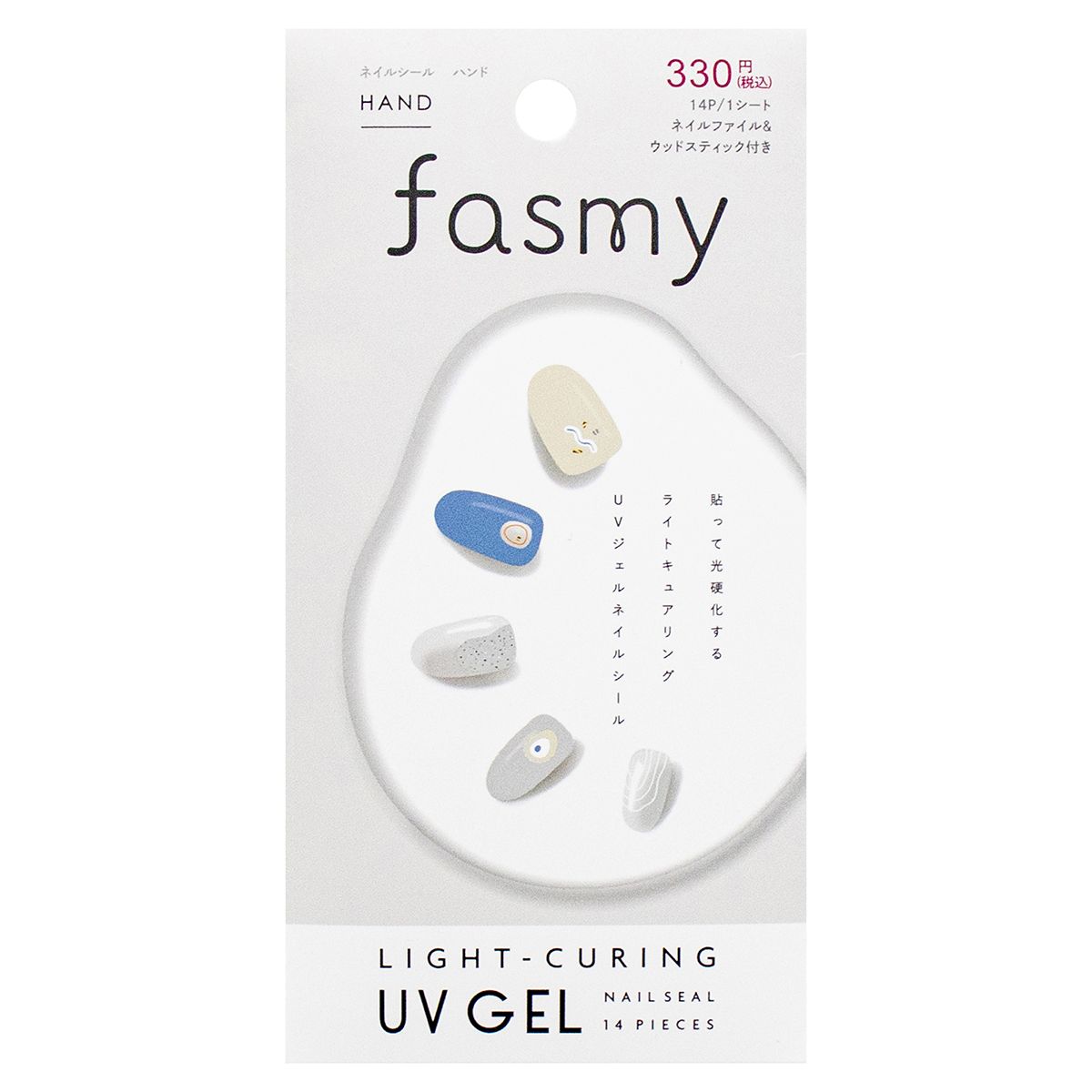 PB.fasmy UVジェルネイルシール 3 14枚入り 055081
