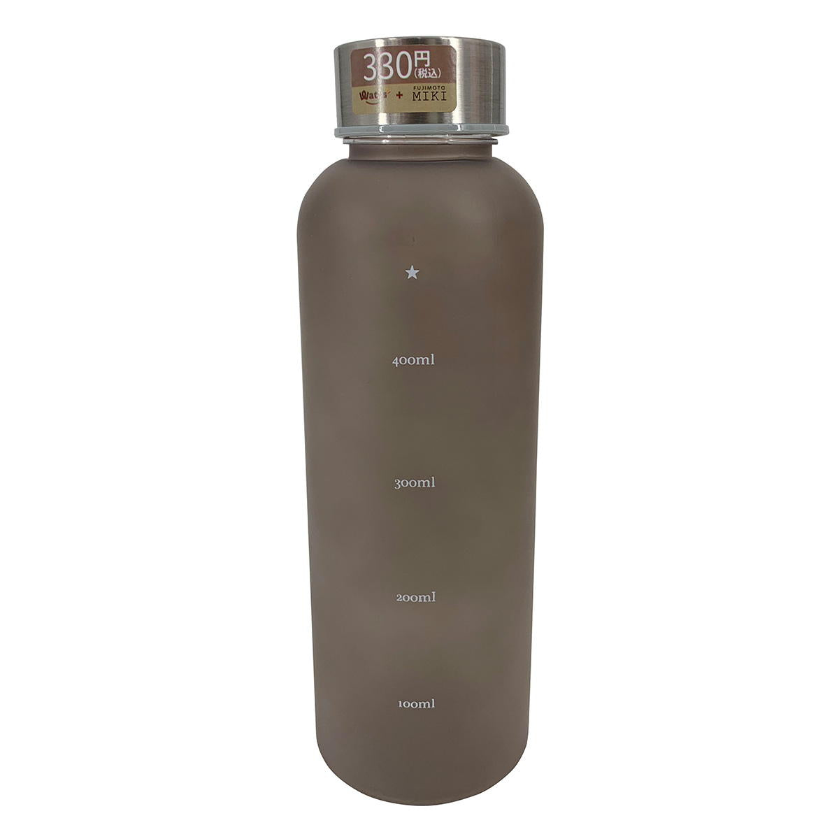 【OUTLET】PB.藤本美貴コラボ ドリンクボトル ブラウン 約500ml  058719