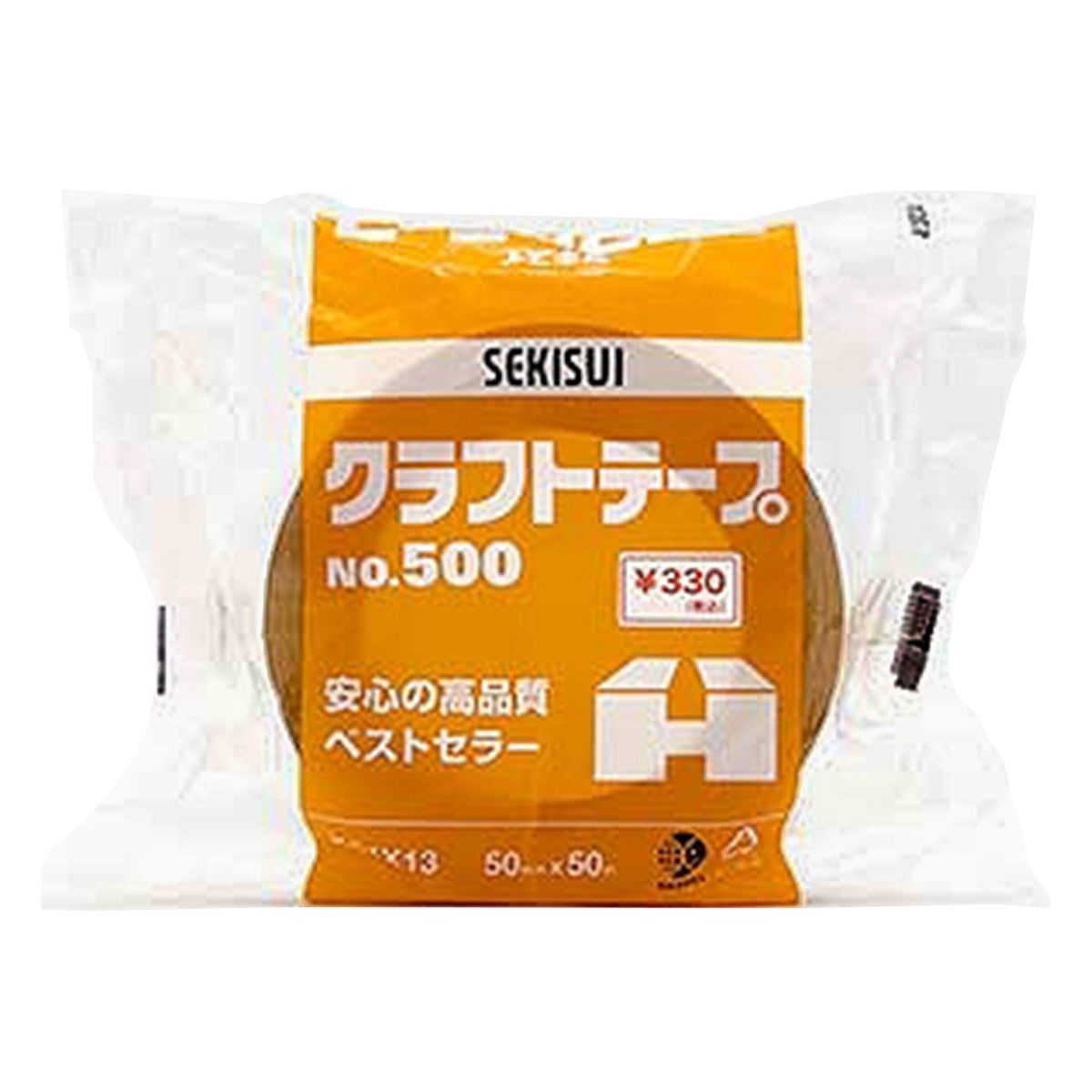 セキスイ クラフトテープNO.500 50ｍm×50m 344463