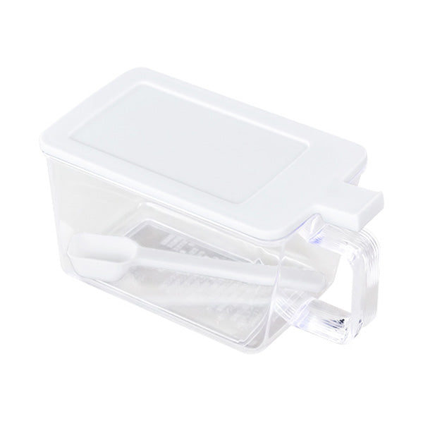 調味料入れ スマートポット スプーン付 ホワイト 620ml　347020