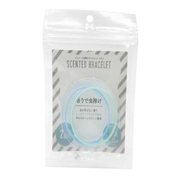【OUTLET】虫除けブレスレット シリコーン虫除けブレスレット スリム カラフル　359233