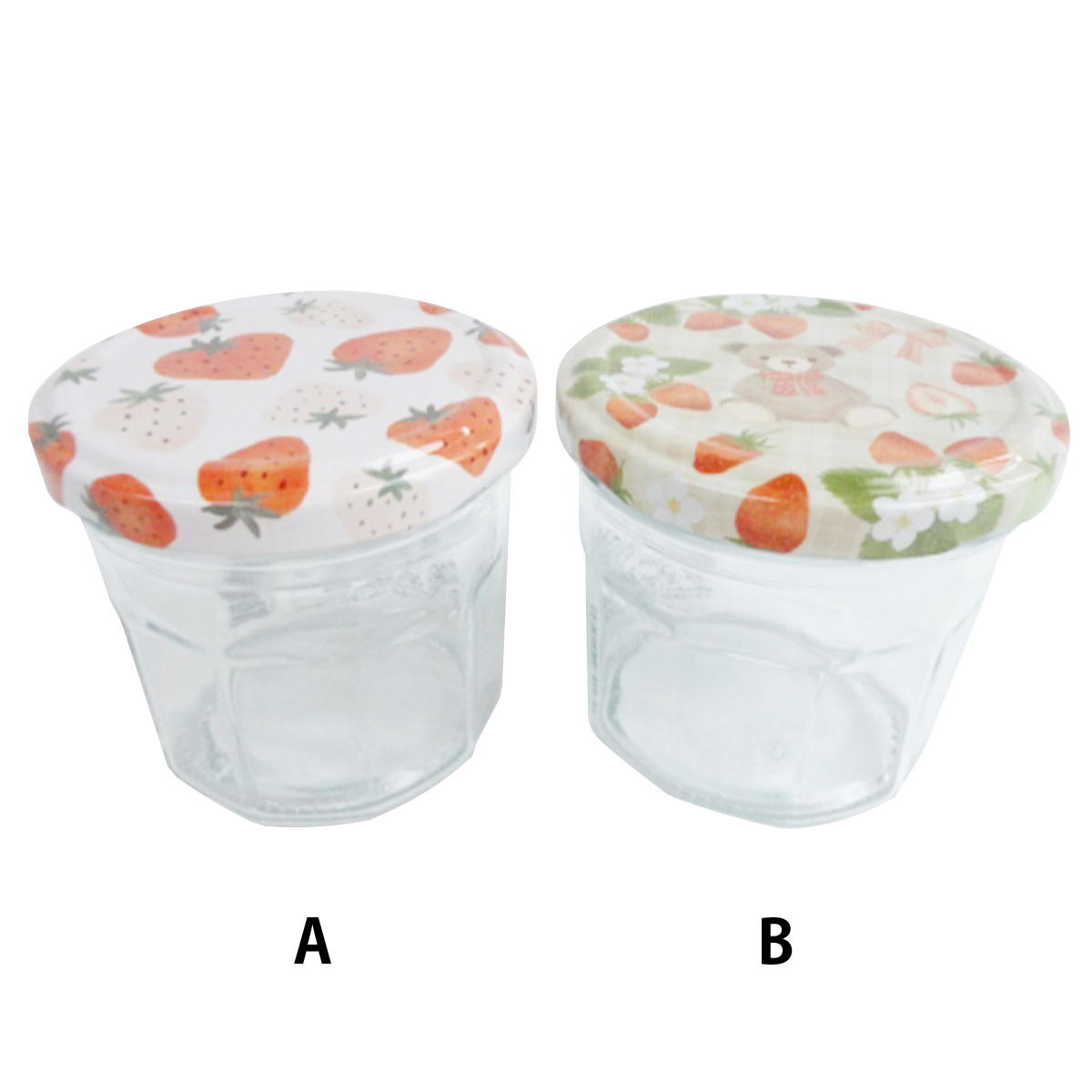 【OUTLET】ガラス保存瓶ストロベリー150ml 363704