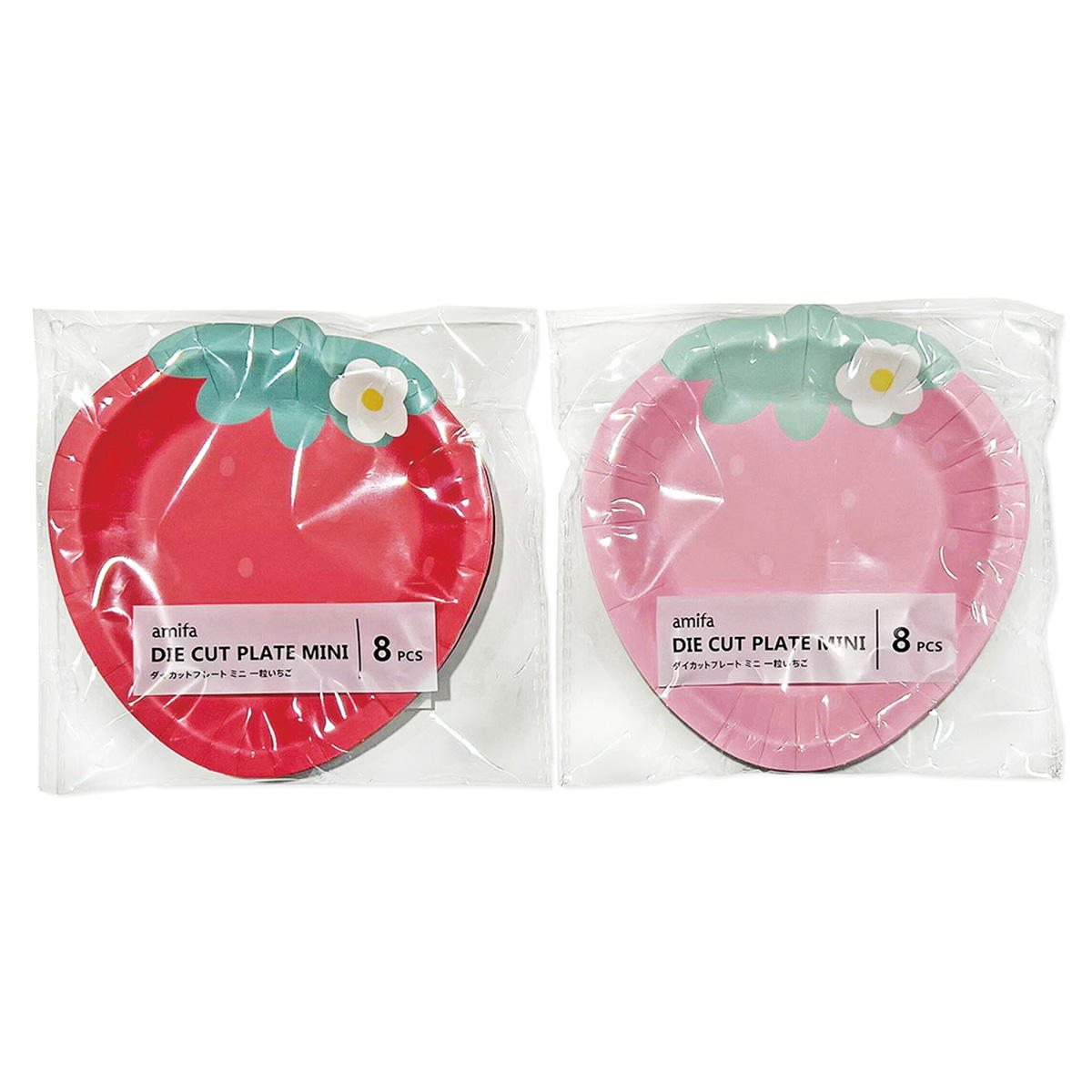 【OUTLET】ダイカットプレート ミニ 8P 一粒いちご 364339